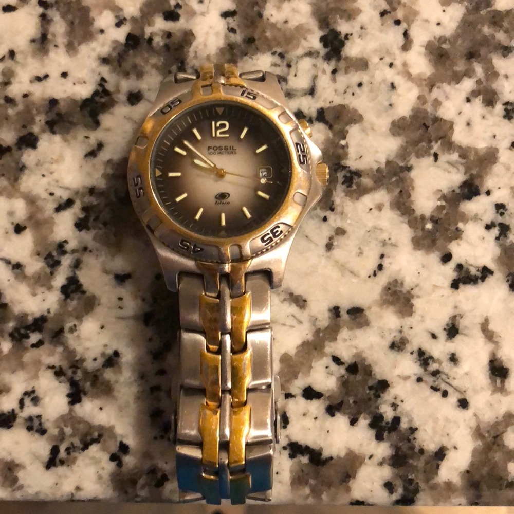 Fossil blue watch